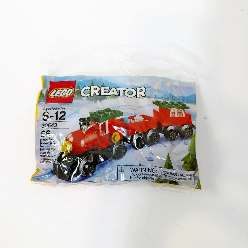 LEGO Creator Christmas Train Unisex OS Red 30543 Holiday Polybag 66 Pcs Retired